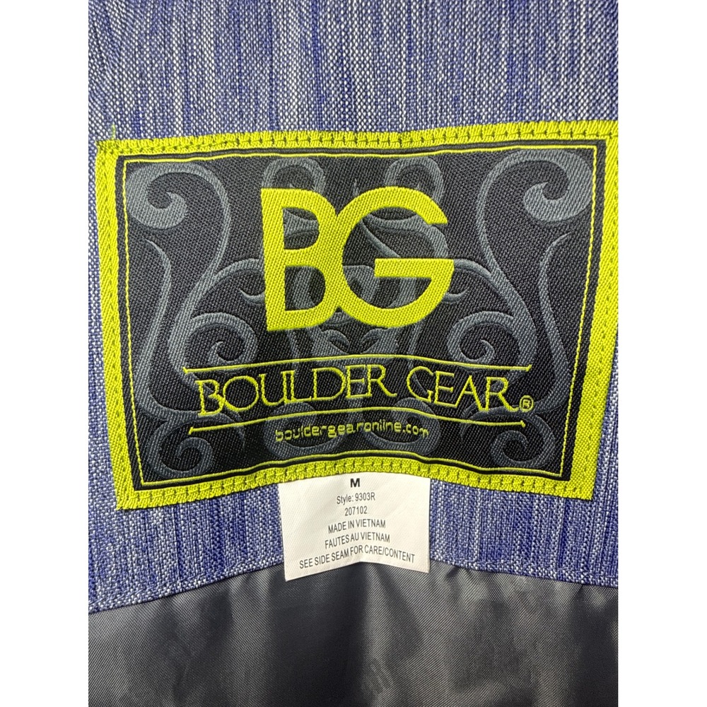 Boulder Gear Blue Heathered Insulated Ski Snowboard Jacket Hooded Womens Medium - Picture 8 of 9